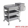 Xe đẩy thu gom thức ăn thừa chính hãng tại hà nội