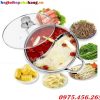 Bán nồi lẩu inox 2 ngăn loại tròn giá tốt nhất tại hồ chí minh
