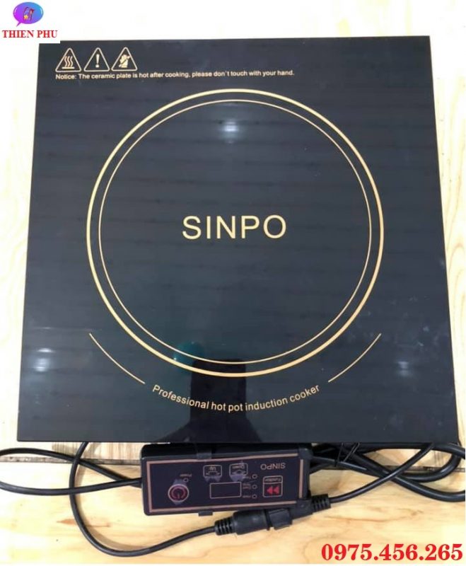 Bếp từ lẩu âm bàn vuông Sinpo 3000w chính hãng giá rẻ tại Hà Nội