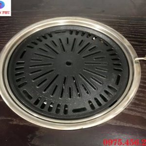 Mua vỉ nướng gang chống dính đúc lỗ bếp ( lò ) nướng than hoa hút âm tại Hà Nội