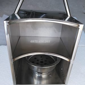 Hộp xách xô than, giỏ xách âu than bếp nướng không khói giá rẻ