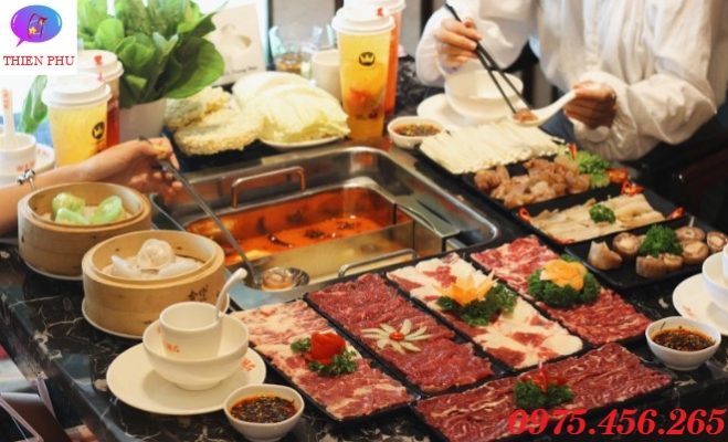 Bếp lẩu hailidao hong kong 2 ngăn âm bàn giá rẻ
