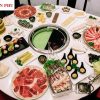 Nồi lẩu hailidao HongKong 2 ngăn âm bàn tròn giá rẻ