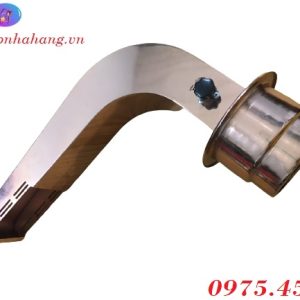 Chụp hút khói mùi bếp nướng cong màu đồng giá rẻ hà nội