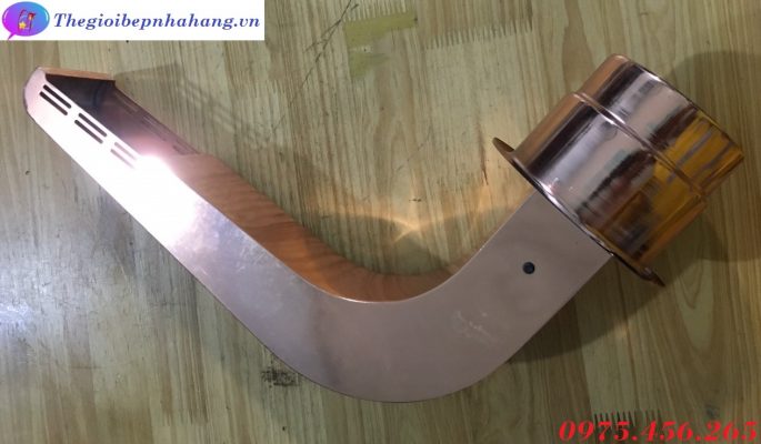 Giá bán ống hút khói bếp nướng cong màu đồng tại đồng nai