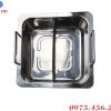 Nồi lẩu 2 ngăn haidilao hồng kong vuông giá rẻ hồ chí minh