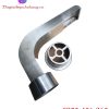 Ống hút khói mùi bếp nướng cong màu bạc giá rẻ hồ chí minh