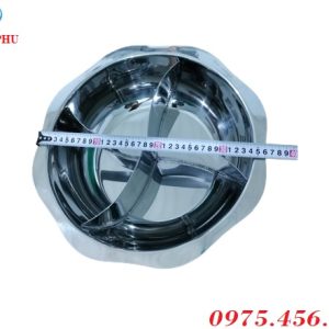 Giá bán nồi lẩu inox haidilao 4 ngăn tròn tại hồ chí minh