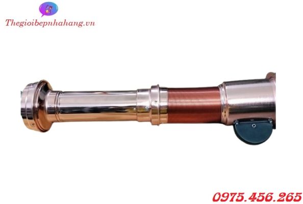 Bán chụp ống hút khói bếp nướng mềm màu đồng giá rẻ Bình Dương