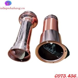 Chụp ống hút mùi bếp nướng than hoa Bbq tại bàn giá rẻ Quảng Ninh