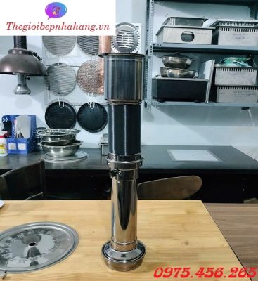 Giá bán chụp hút khói mùi bếp nướng than hoa âm bàn nhà hàng tại Hồ Chí Minh