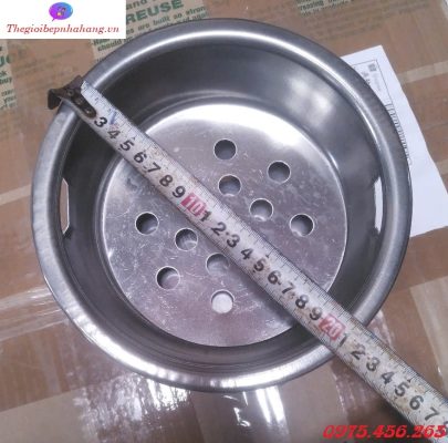 Kích thước mặt bát chứa than, âu đựng than hoa lò nướng than hoa âm bàn Bbq