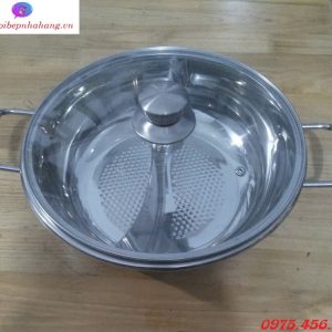 Mua nồi lẩu inox 2 ngăn, xoong nấu lẩu cho nhà hàng giá rẻ Đà Nẵng