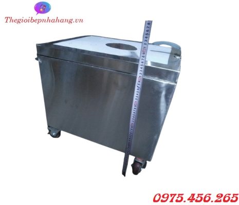 Thùng dập tắt tàn than hoa bếp nướng Bbq âm bàn nhà hàng giá rẻ Cần Thơ