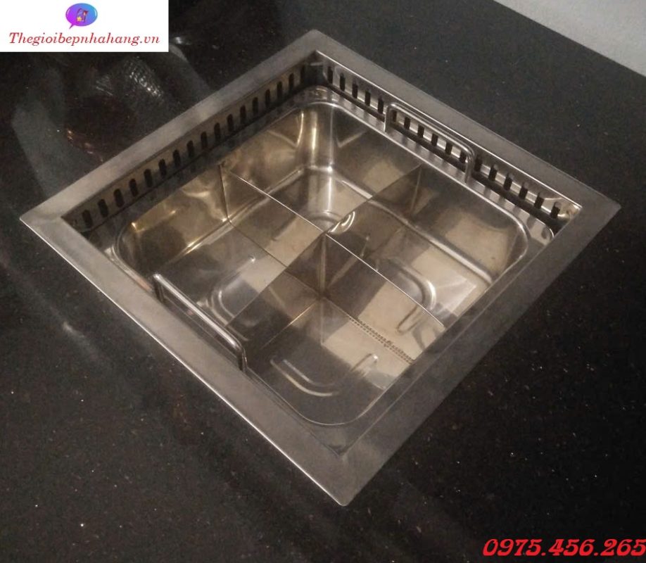 Mua bếp lẩu haidilao 4 ngăn âm bàn nhà hàng giá rẻ ở đâu