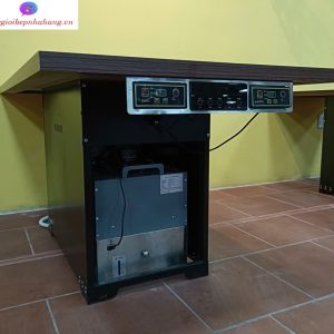 Máy lọc khử khói mùi tự tiêu bằng nước cho bếp lẩu 2 trong 1 âm bàn nhà hàng