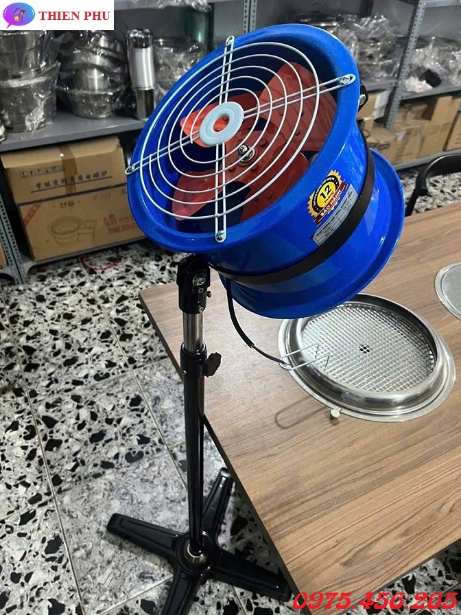Giá quạt hút mùi bếp nướng than hoa ngoài trời tại hà nội