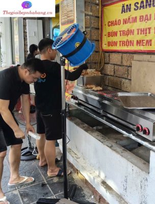 Quạt hút khói mùi lò nướng, bếp nướng than hoa nhà hàng giá rẻ