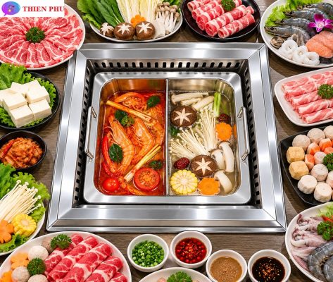 Bán bếp lẩu khung mặt vát giá rẻ Hồ Chí Minh