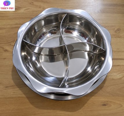 Bán bếp lẩu 4 ngăn âm bàn tròn 3000w nhà hàng tại Hồ Chí Minh