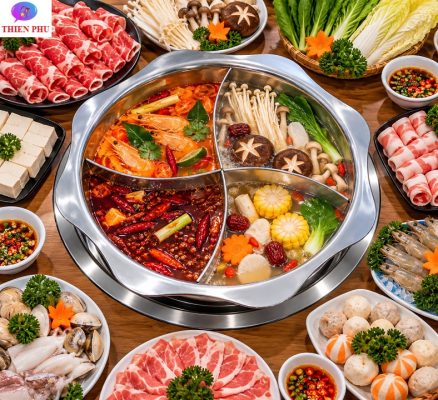 Cung cấp bếp lẩu 4 ngăn âm bàn 3000w cho nhà hàng giá rẻ Hà Nội